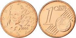 World Coins - France, Euro Cent, 2005, MDP, Série BU, , Copper Plated Steel, KM:1282