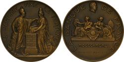 World Coins - France, Medal, La Banque de France, La Sagesse fixe la Fortune, 1950, Dumarest
