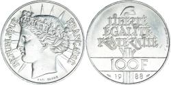 World Coins - Coin, France, Fraternité, 100 Francs, 1988, , Silver, KM:966