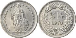 World Coins - Coin, Switzerland, 1/2 Franc, 1970, Bern, , Copper-nickel, KM:23a.1