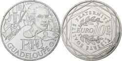 World Coins - France, 10 Euro, Guadeloupe, 2012, MDP, Silver,