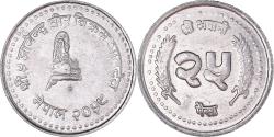 World Coins - Coin, Nepal, SHAH DYNASTY, Birendra Bir Bikram, 25 Paisa, 1995,