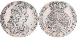 World Coins - Denmark, Christian V, Speciedaler, 1694, Kongsberg, Silver,