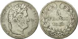 World Coins - Coin, France, Louis-Philippe, 5 Francs, 1836, Paris, , Silver