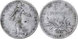 World Coins - France, 50 Centimes, Semeuse, 1910, Paris, Silver, , Gadoury:420