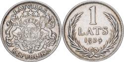 World Coins - Latvia, Lats, 1924, Silver, , KM:7