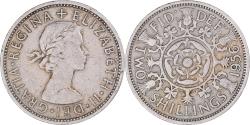 World Coins - Coin, Great Britain, Florin, Two Shillings, 1956
