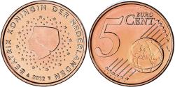 World Coins - Netherlands, 5 Euro Cent, 2012, Utrecht, , Copper Plated Steel, KM:236