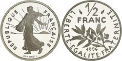 World Coins - Coin, France, Semeuse, 1/2 Franc, 1994, Paris, Proof, , Nickel