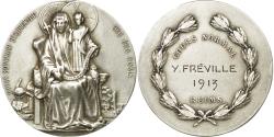 World Coins - France, Medal, Education, Cours Normal, Reims, 1913, , Silver