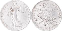 World Coins - Coin, France, Semeuse, 50 Centimes, 1916, Paris, , Silver, KM:854