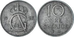 World Coins - Sweden, 10 Öre, 1967