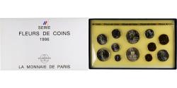 World Coins - France, Coffret 1 c. à 100 frs., 1986, MDP, série FDC,