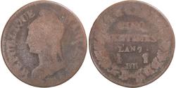 World Coins - Coin, France, Dupré, 5 Centimes, AN 7, Strasbourg, , Copper