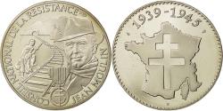 World Coins - France, Medal, 1939-1945, Conseil National de la Résistance, Jean Moulin