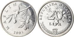 World Coins - Coin, Croatia, 20 Lipa, 2003, , Nickel plated steel, KM:7