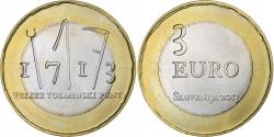 World Coins - Slovenia, 3 Euro, Tolmin Peasant Revolt, 2013, , Bi-Metallic, KM:108