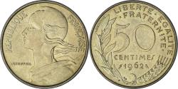 World Coins - Coin, France, Marianne, 50 Centimes, 1962, Paris, , Aluminum-Bronze