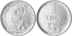 World Coins - Coin, San Marino, Lira, 1972, Rome, , Aluminum, KM:14