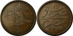 World Coins - Coin, Egypt, Abdul Aziz, 40 Para, Qirsh, 1869, , Bronze, KM:248.1