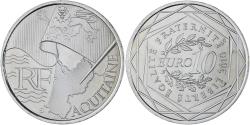 World Coins - France, 10 Euro, Euros des régions, 2010, Paris, Aquitaine, , Silver