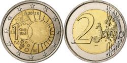 World Coins - Belgium, 2 Euro, Royal Meteorological Institute, 2013, Brussels, Bi-Metallic