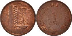 World Coins - Coin, Singapore, Cent, 1981, , Copper Clad Steel, KM:1a