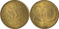 World Coins - Coin, Czechoslovakia, 20 Haleru, 1989