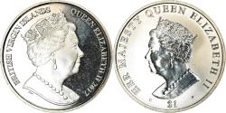 World Coins - Coin, BRITISH VIRGIN ISLANDS, Dollar, 2017, Franklin Mint, Jubilé de saphir
