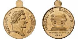 World Coins - France, Medal, Inauguration du Tombeau de Napoléon Ier, 1853, Brass,