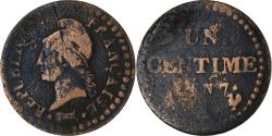 World Coins - France, 1 Centime, Dupré, AN 7, Paris, Copper, , Gadoury:76
