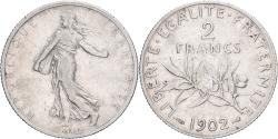 World Coins - Coin, France, Semeuse, 2 Francs, 1902, , Silver, KM:845.1, Gadoury:532