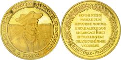 World Coins - France, Medal, L'Histoire de France, Rabelais, , Vermeil