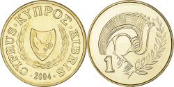 World Coins - Coin, Cyprus, Cent, 2004, , Nickel-brass, KM:53.3