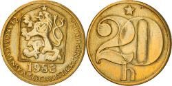 World Coins - Coin, Czechoslovakia, 20 Haleru, 1983, , Nickel-brass, KM:74