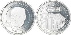 World Coins - France, Medal, Collection Panthéon, Jean Monnet, Politics, , Silver