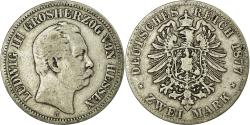 World Coins - Coin, German States, HESSE-DARMSTADT, Ludwig III, 2 Mark, 1877,