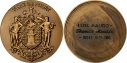 World Coins - France, Medal, La Ville de Niort à Pierre Mauroy, 1983, Bronze, Louis,