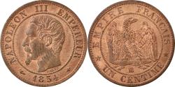 World Coins - Coin, France, Napoleon III, Napoléon III, Centime, 1854, Strasbourg,