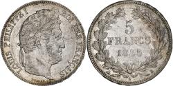 World Coins - France, Louis-Philippe, 5 Francs, 1835, Rouen, Silver, , Gadoury:678