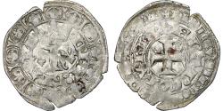 World Coins - France, Charles V, Blanc au K, 1365-1380, Billon, , Duplessy:363