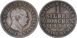 World Coins - Prussia, Friedrich Wilhelm IV, 1 Silber Groschen, 1856, Berlin, Silver