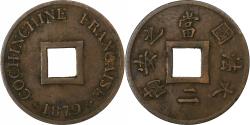 World Coins - FRENCH COCHIN CHINA, Sapèque, 1879, Paris, Bronze, , KM:TS1