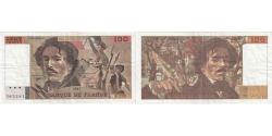 World Coins - France, 100 Francs, Delacroix, 1993, R.220, EF(40-45), Fayette:69bis.7, KM:154g