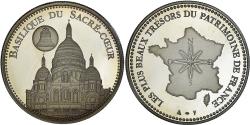 World Coins - France, Medal, Basilique du Sacré Coeur de Montmartre, Patrimoine, Proof