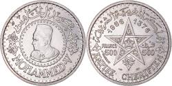 World Coins - Coin, Morocco, Mohammed V, 500 Francs, 1956, Paris, , Silver, KM:54