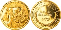 World Coins - France, Medal, Arts & Culture, Le Moulin de la Galette de Auguste Renoir
