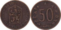 World Coins - Coin, Czechoslovakia, 50 Haleru, 1964