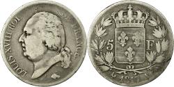 World Coins - Coin, France, Louis XVIII, Louis XVIII, 5 Francs, 1817, Paris,