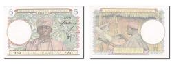 World Coins - Banknote, French West Africa, 5 Francs, 1942, 1942-04-22, UNC(63)